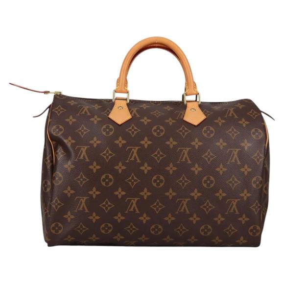 LOUIS VUITTON Monogram Speedy 35 Hand Bag M41524 LV Auth 141141V - Picture 2 of 16